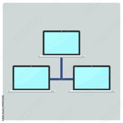 Vector illustration for Intranet EPS10