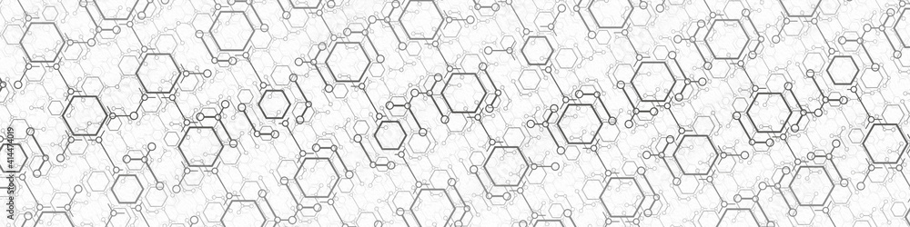 wide modern hexagon background banner wide modern hexagon background banner