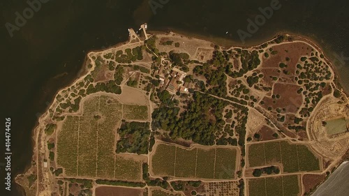The island of San Pantaleo, once known as Mozia (or also Mothia, Motya or Motye, Μοτύη in ancient Greek), is an island of the Stagnone of Marsala.
 photo