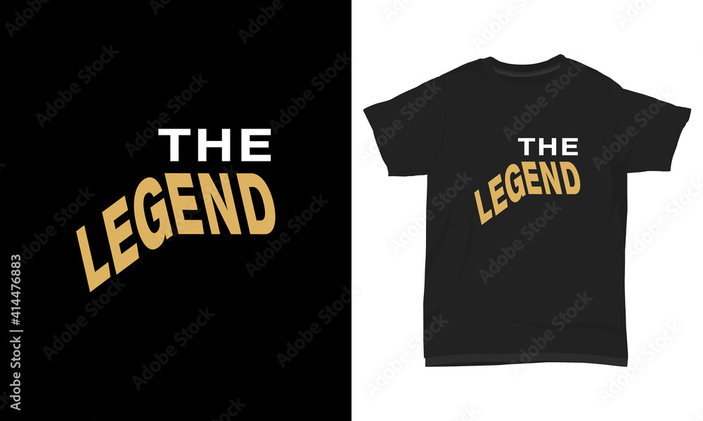 The legend typography t-shirt