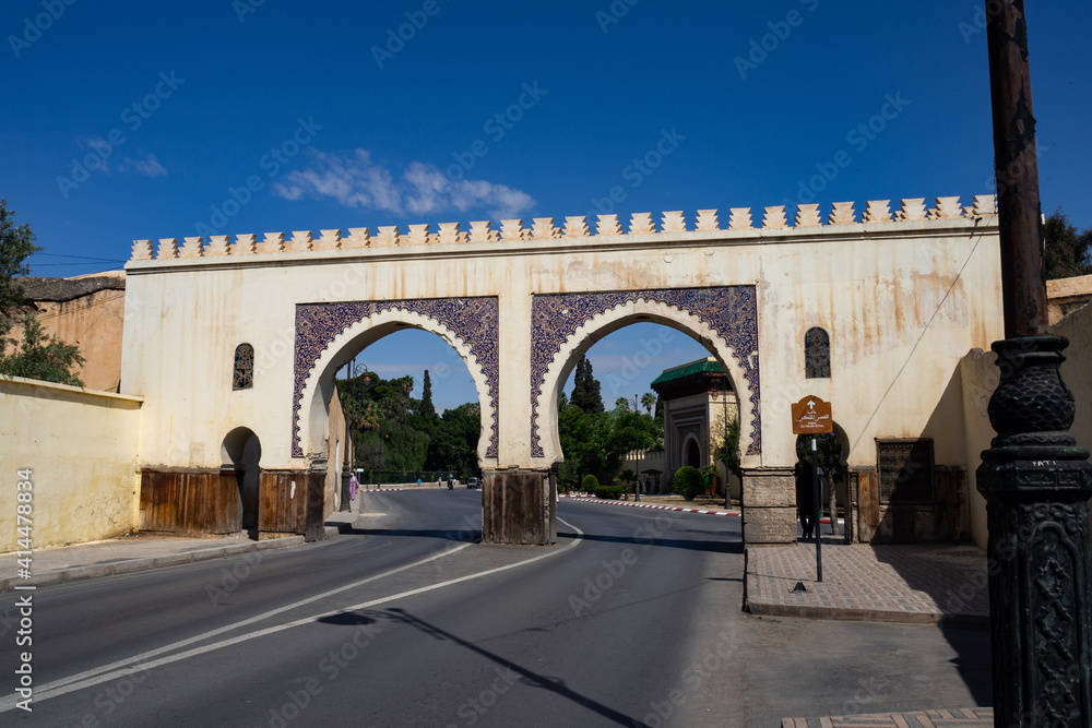 Bab Riafa, one of the many gates in Fès.
Fès, Morocco.