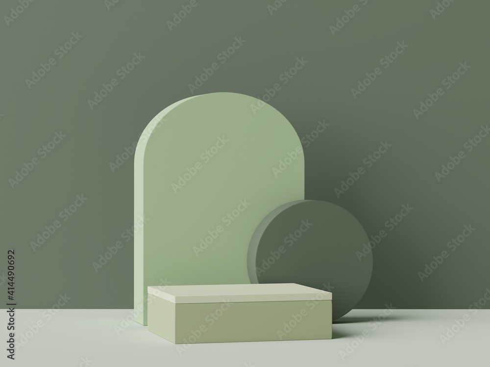 3d rendering of minimal scene of white blank podium with earth tones color theme. Display stand for product presentation mock up and cosmetic advertising. 3d rendering of minimal scene of white blank podium with earth tones color theme. Display stand for product presentation mock up and cosmetic advertising.