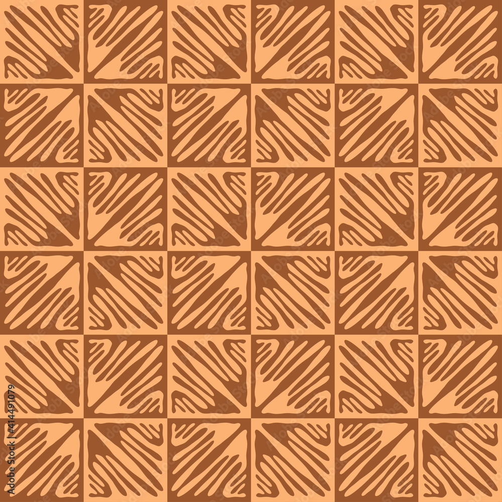 Tile print. Ornamental pattern. Brown texture. Vector background Tile print. Ornamental pattern. Brown texture. Vector background