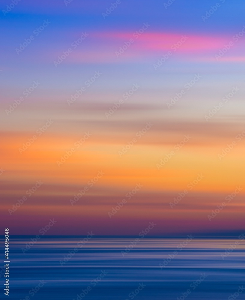Obraz premium sunset over the sea