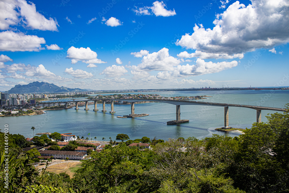 Bridge in the sea brazil