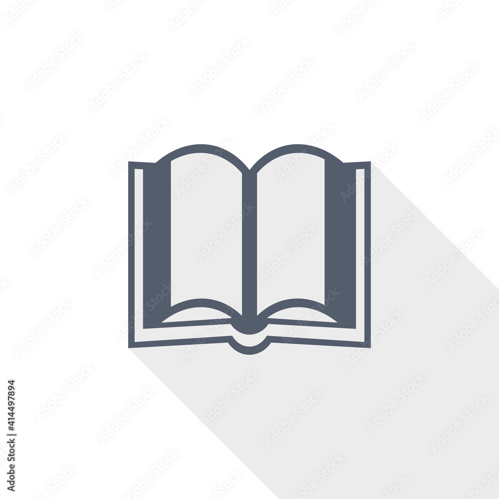 Book vector icon, flat design illustration in eps 10 Book vector icon, flat design illustration in eps 10