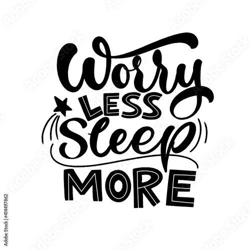 Funny sleep and good night quotes. Vector design elements for t-shirts, pillow, posters, cards, stickers and pajama