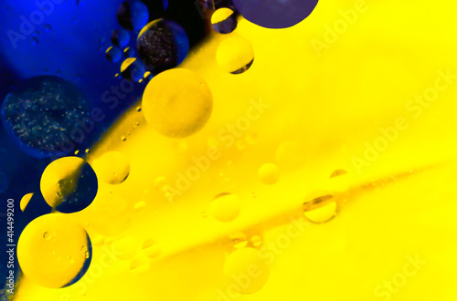 yellow-blue space background