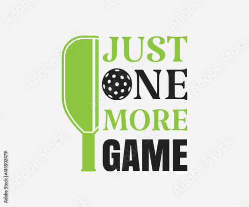 Printable Vector Illustration. Pickleball SVG. Great for badge t-shirt and postcard designs. Vector graphic illustration.