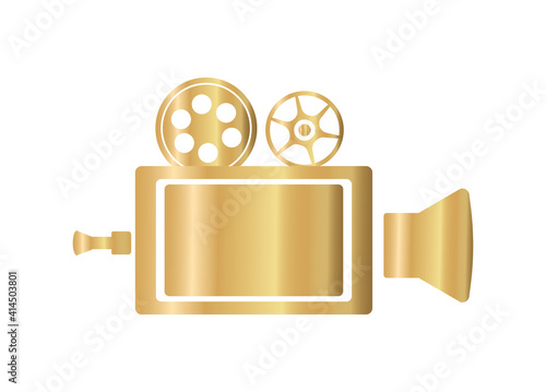video camera golden film award icon
