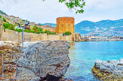 On the coast of Alanya, Turkey photo