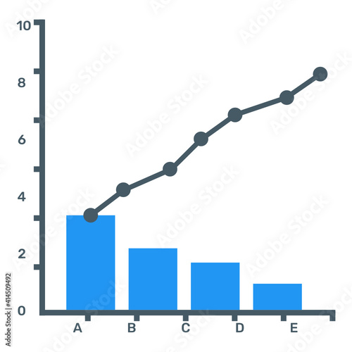 
A trendy vector denoting principle chart
