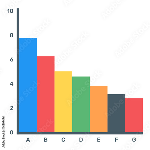 
A trendy vector denoting principle chart
