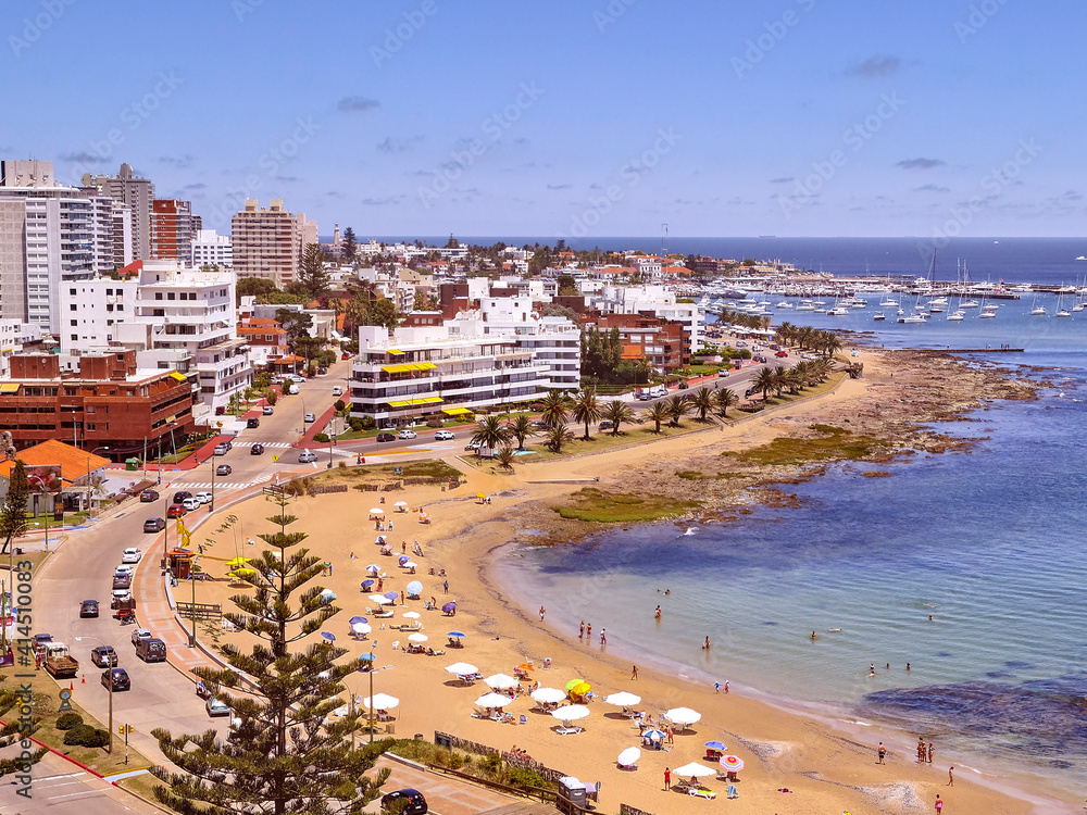 Punta del Este Aerial View Coastal Scene Punta del Este Aerial View Coastal Scene