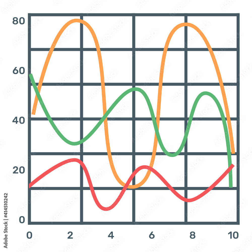 Icon of scatter line graph in editable quality visual
Icon of scatter line graph in editable quality visual