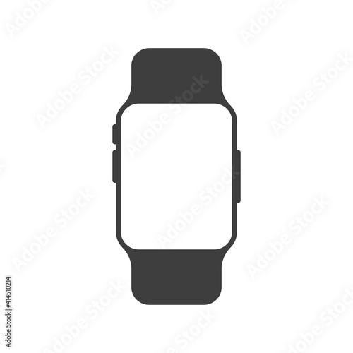 Vector smartwatch icon. Iwatch vector. Smart watch. Isolated on white.