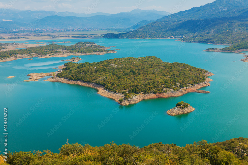 View of Lake Skadar from the heights