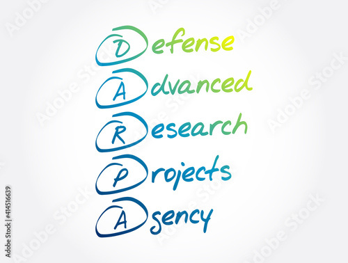 DARPA - Defense Advanced Research Projects Agency acronym, concept background