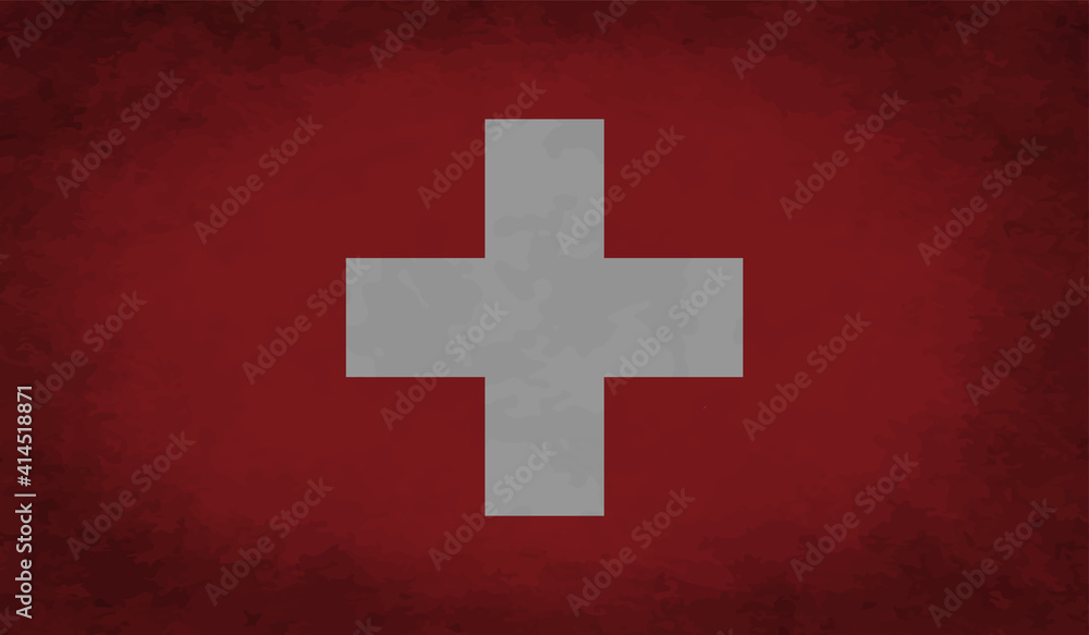 Vector illustration of Happy Switzerland National Day 01 August. Waving flags isolated on gray background. Vector illustration of Happy Switzerland National Day 01 August. Waving flags isolated on gray background.