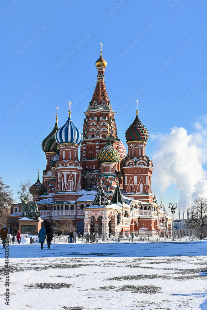 Red Square in winter. Red Square in winter.