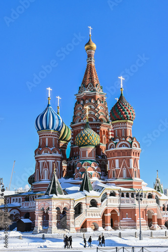 Red Square in winter.