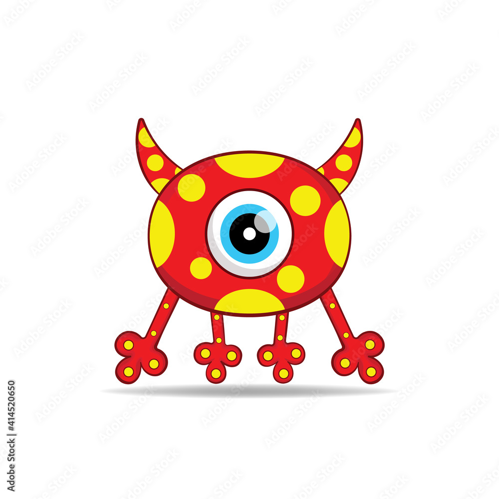 cute illustration monsters design mascot kawaii
