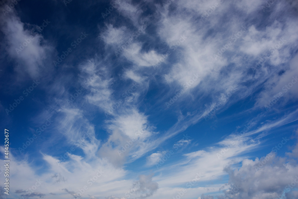 Cirrus clouds in Europe