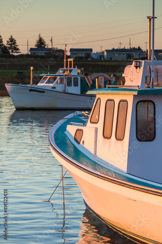 Canada, Prince Edward Island, Malpeque. Small fishing harbor. photo