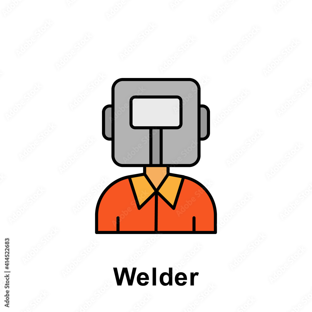 welder outline icon. Element of labor day illustration icon. Signs and symbols can be used for web, logo, mobile app, UI, UX welder outline icon. Element of labor day illustration icon. Signs and symbols can be used for web, logo, mobile app, UI, UX