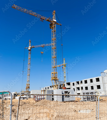 construction of apartment buildings