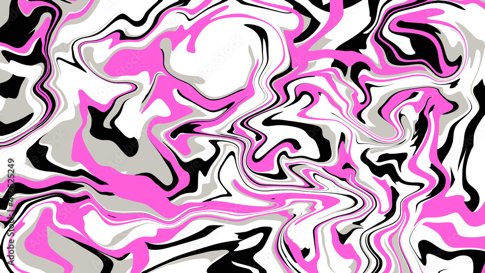 abstract psychedelic liquid background in vivid colors