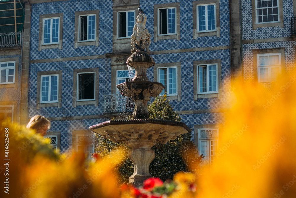 Fototapeta premium fountain at day