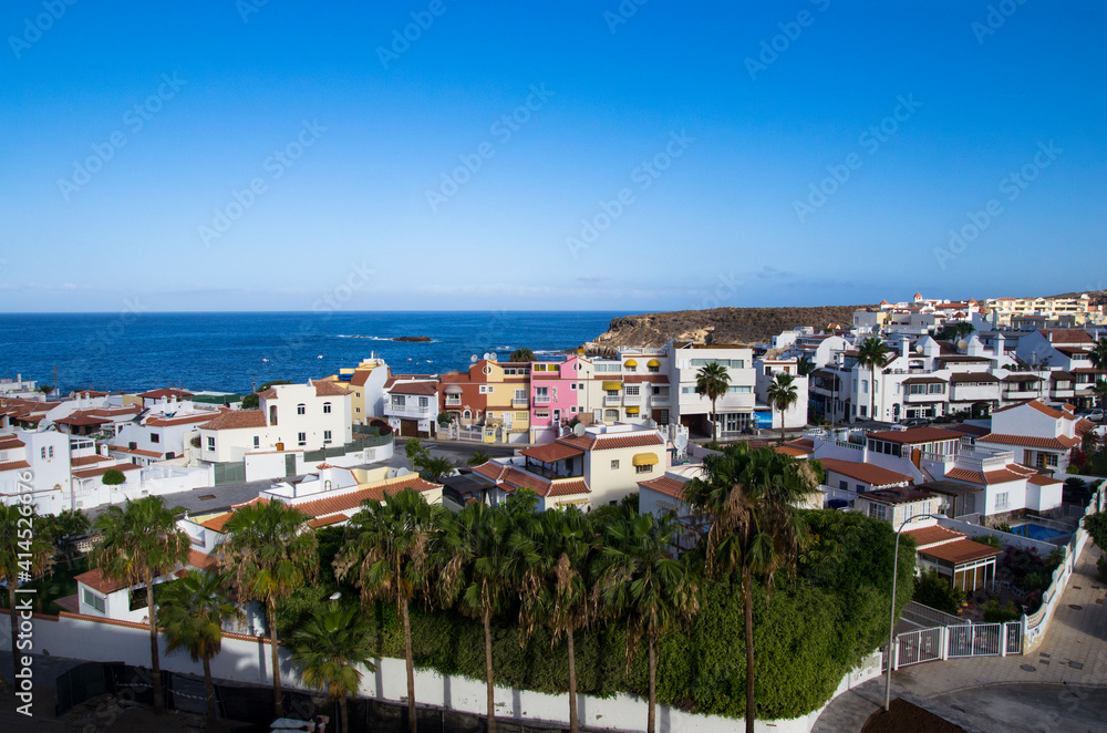 Bright houses by the sea, Tenerife