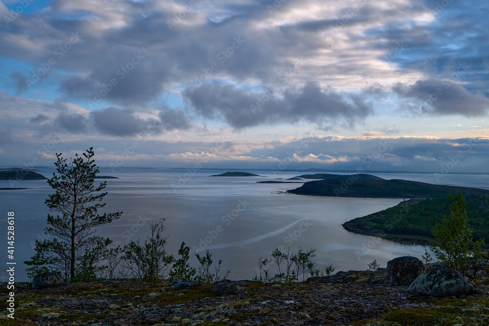 Bay on an island in the White Sea.