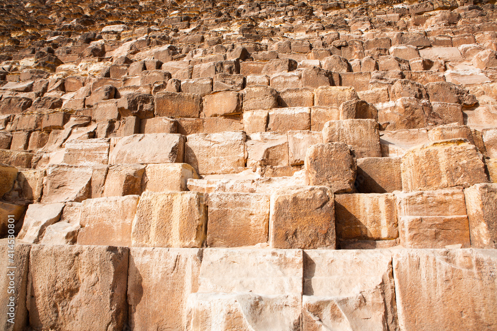 Famous Egyptian Pyramids of Giza. Landscape in Egypt. Pyramid in desert. Africa. Wonder of the World Famous Egyptian Pyramids of Giza. Landscape in Egypt. Pyramid in desert. Africa. Wonder of the World