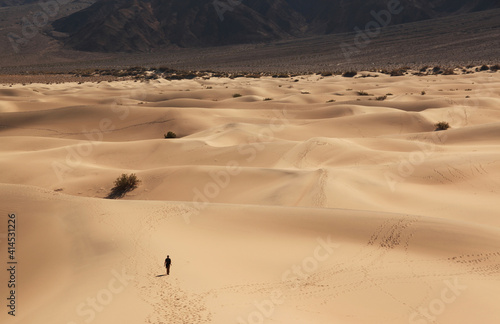 Mesquite Flat Sand Dunes  Death Valley