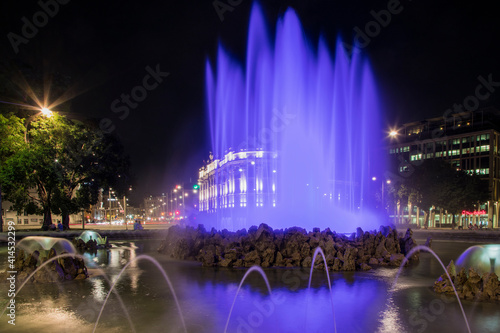 Europe, Austria, Vienna, Hochstrahlbrunnen, Fountain commemorating the Water Supply of Vienna