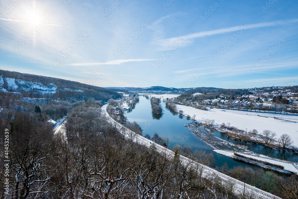 Fototapeta premium Blick vom Bergerdenkmal ins Ruhrtal