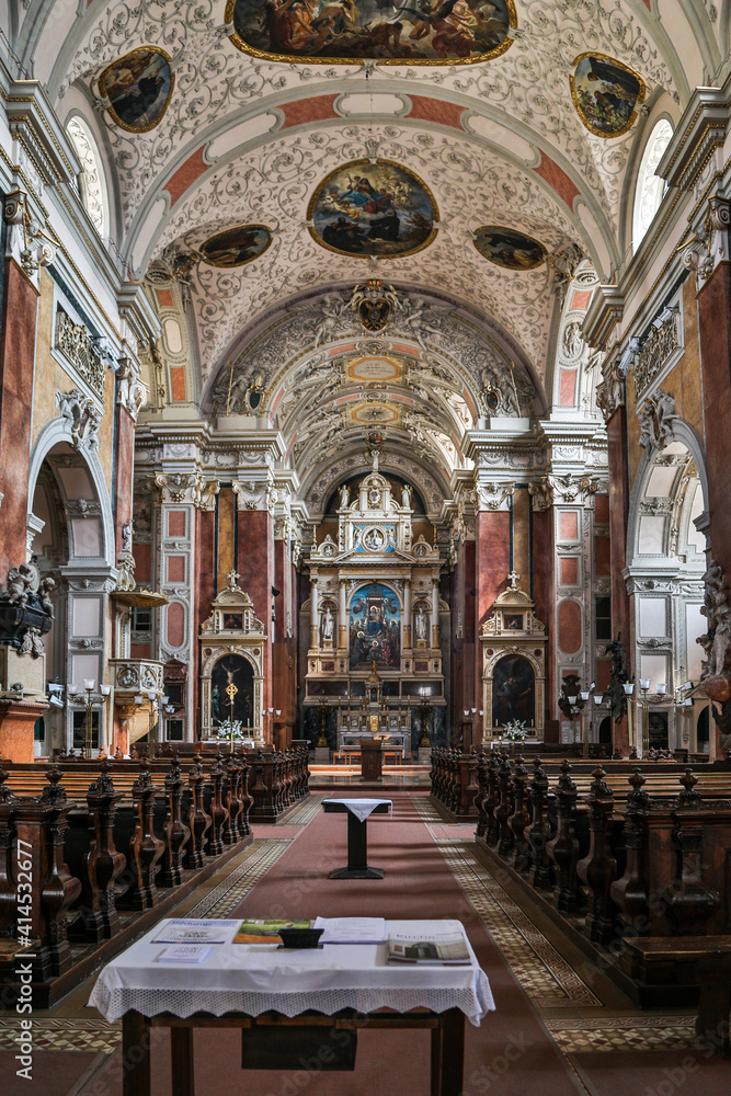Europe, Austria, Vienna, Inner City (UNESCO World Heritage Site), Scots Church interior