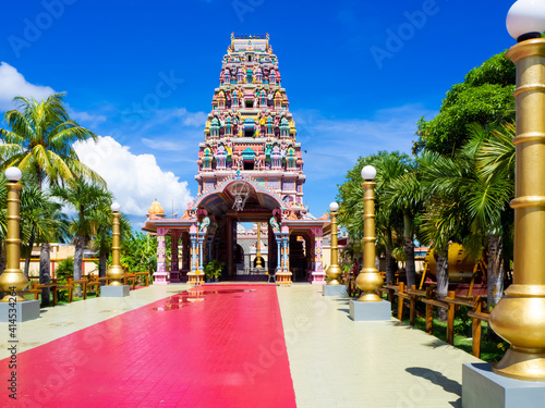 temple in mauritius photo