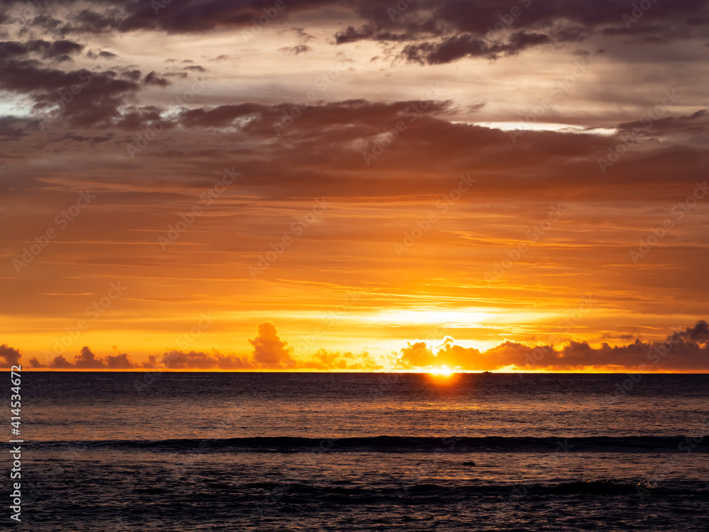 mauritian sunset