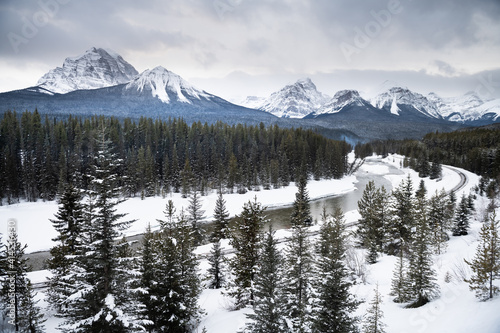 Beautiful landscape in Banff national park, Alberta, Canada © surangaw