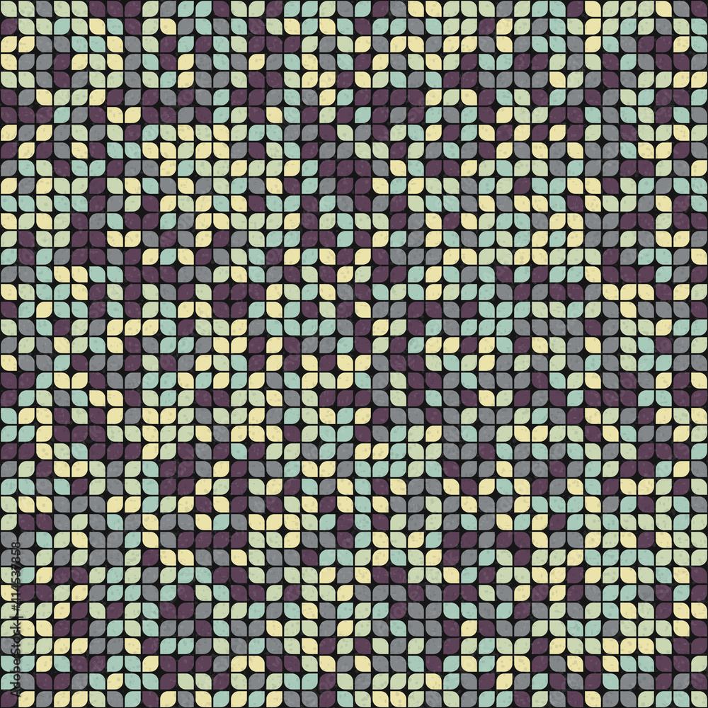 Fototapeta premium Abstract Geometric Pattern generative computational art illustration