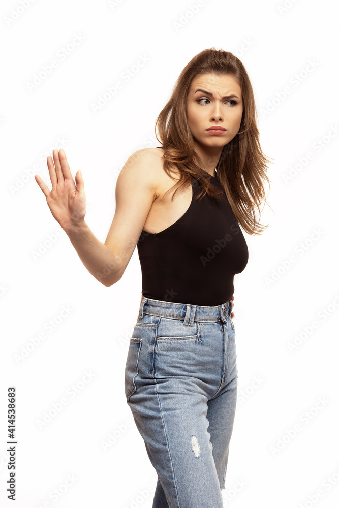 angry frustrated young woman angry frustrated young woman
