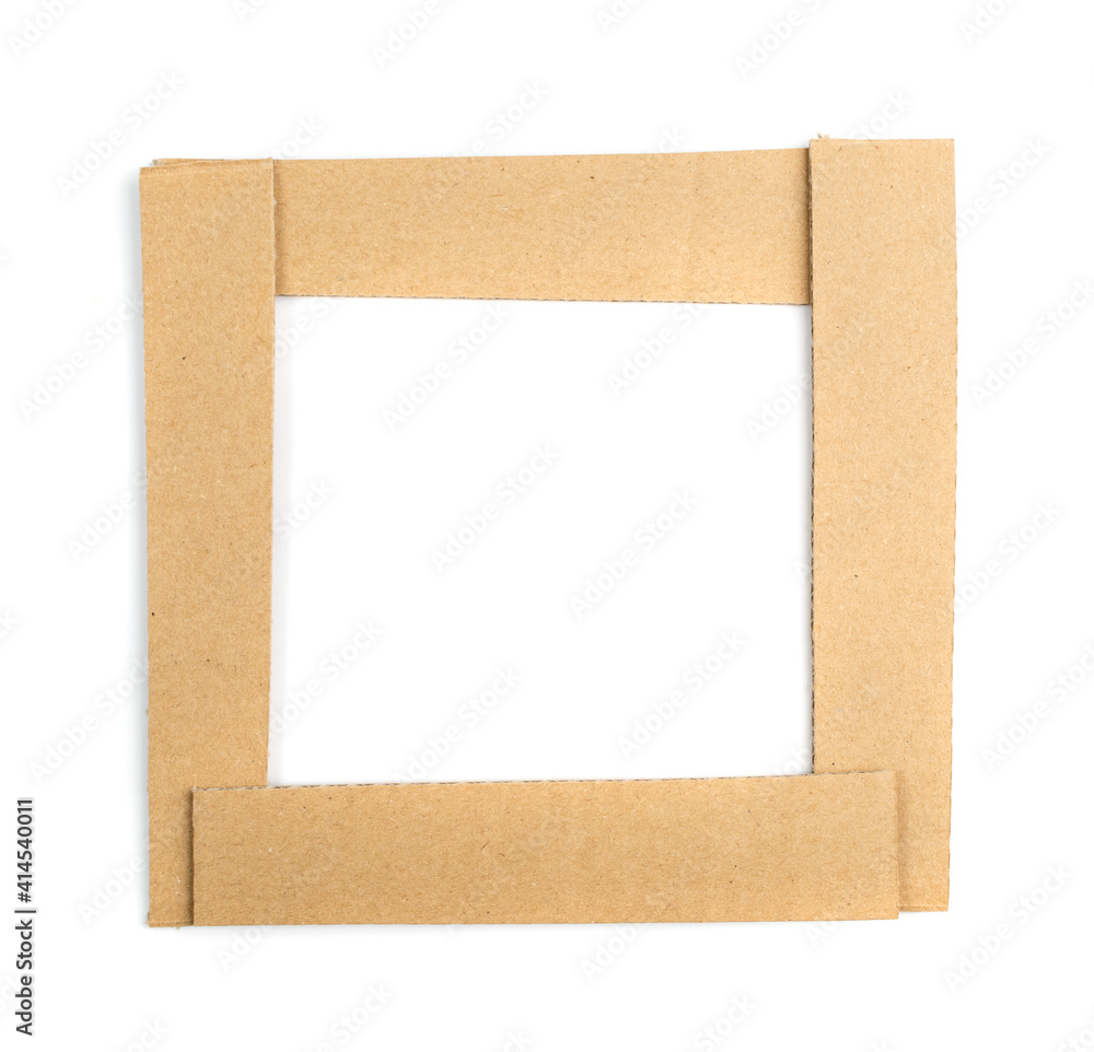 Fototapeta premium Cardboard, Carton, Ripped Kraft Paper, Wrapping Piece