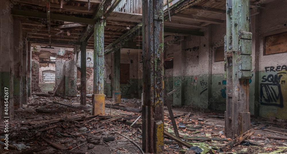 Fototapeta premium Abandoned Strongbox Factory