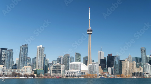 Toronto city skyline  Ontario  Canada