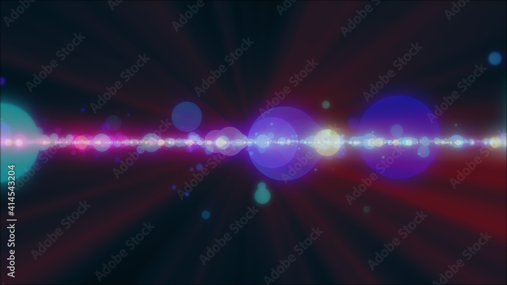 Obraz premium abstract space spots circles particles