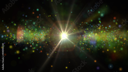 Star explosion in a galaxy of an nebula © aleksandar nakovski