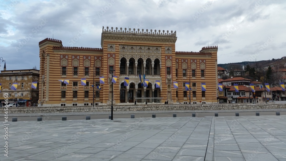 Fototapeta premium Vijećnica in Sarajevo